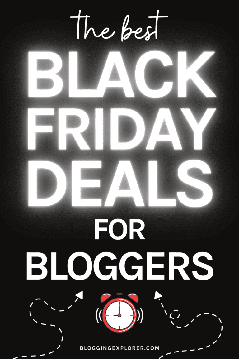 Black Friday Deals For Bloggers