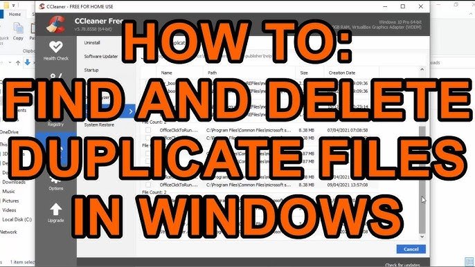 Find & Delete Duplicate Files in Windows 10 [Free Pc Space]