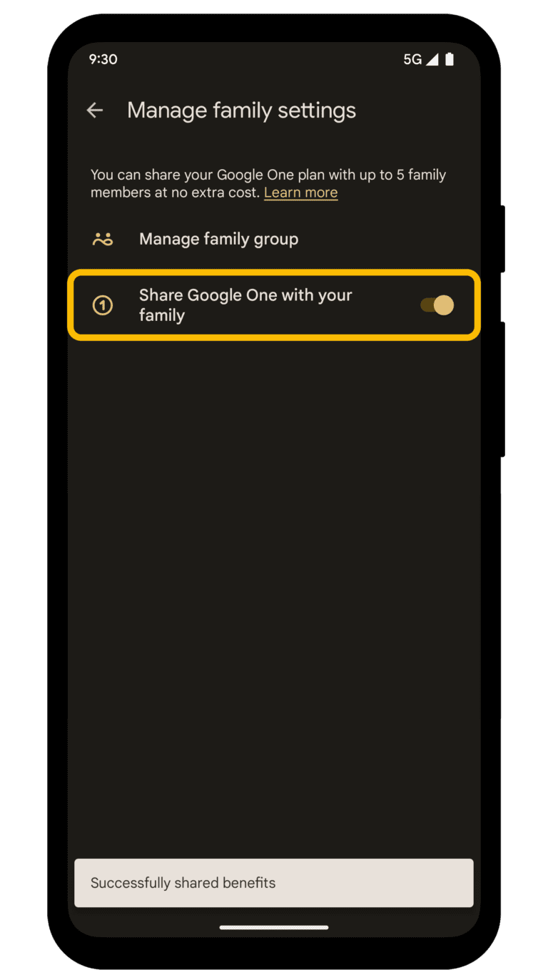 How to Share Your Google One Storage With Family [2024]