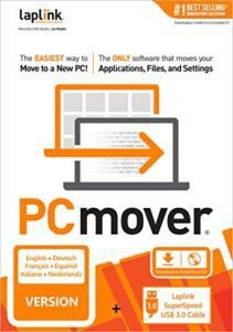 Laplink Pcmover Ultimate 11 - Easily Transfer Files to New Computer - Efficient Migration of Applications from Old Pc to a New Pc - Data Transfer Software - With Optional Ethernet Cable - 1 License