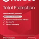 Mcafee Total Protection 3-Device 2025 Ready |Security Software Includes Antivirus, Secure Vpn, Password Manager, Identity Monitoring | Key Card