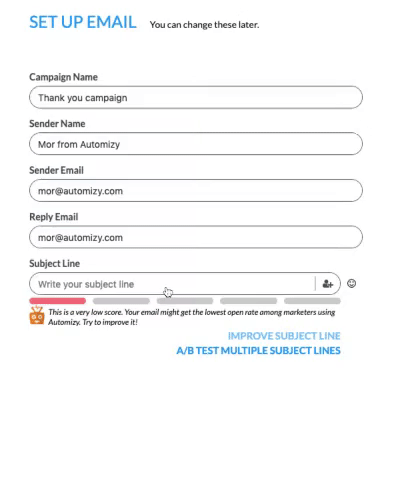 Order Confirmation Email Subject Lines