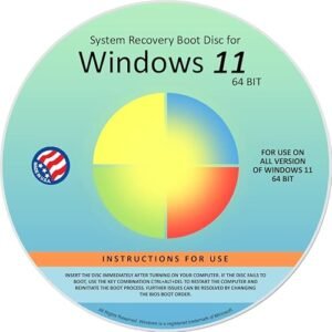 Ralix Reinstall Dvd Compatible With Windows 11 All Versions 64 Bit. Recover, Restore, Repair Boot Disc, And Install to Factory Default Will Fix Pc Easy!