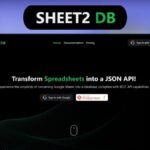 Sheet2Db Lifetime Deal