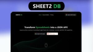 Sheet2Db Lifetime Deal